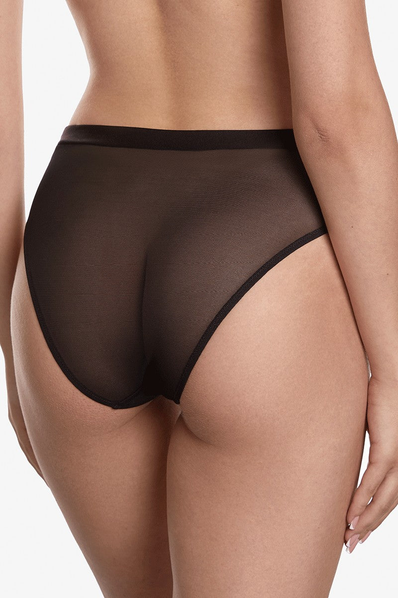 Трусики слип из микросетки Карнаби Т7A black