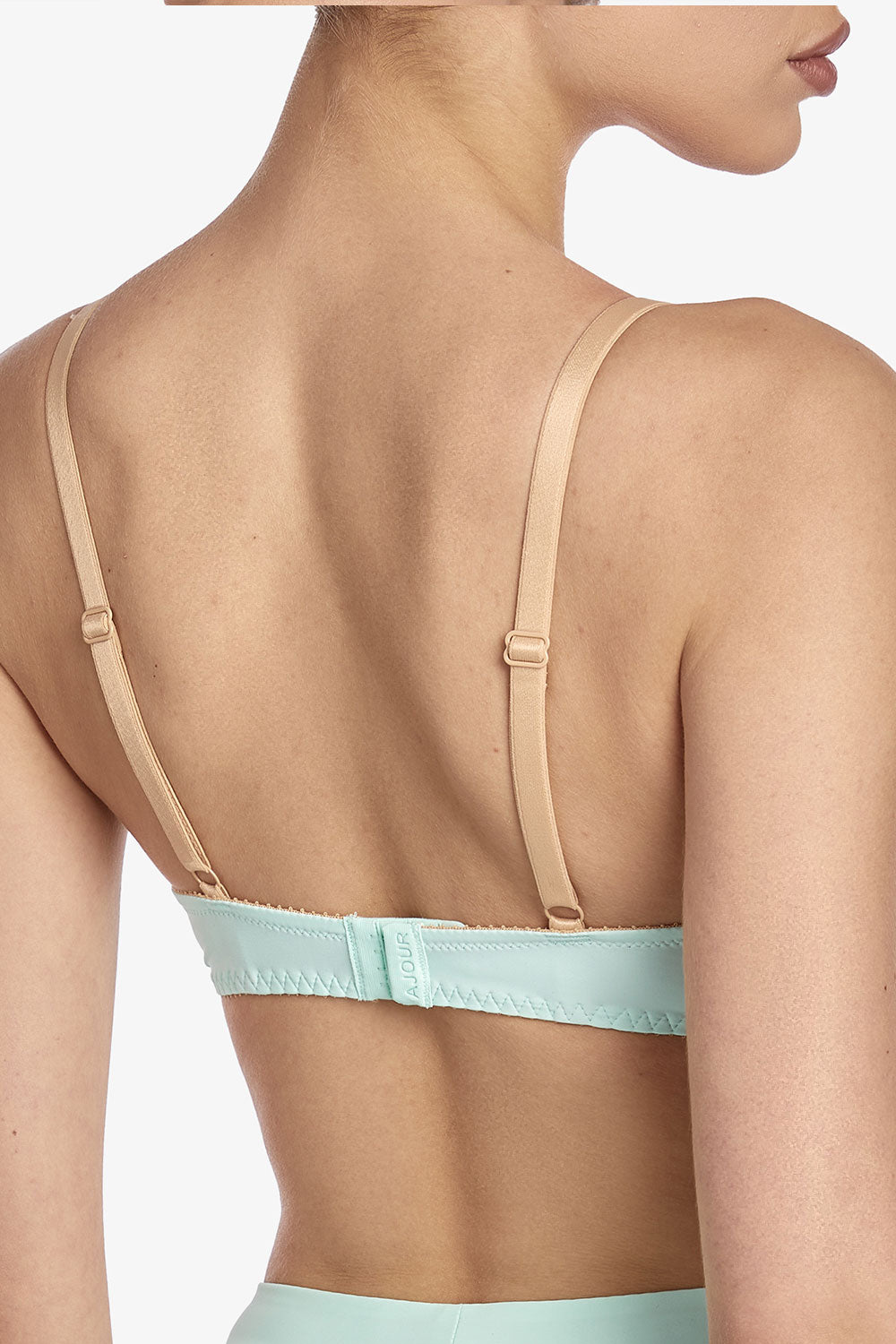 Мягкий бюстгальтер из микросетки Вайб БМ10 mint