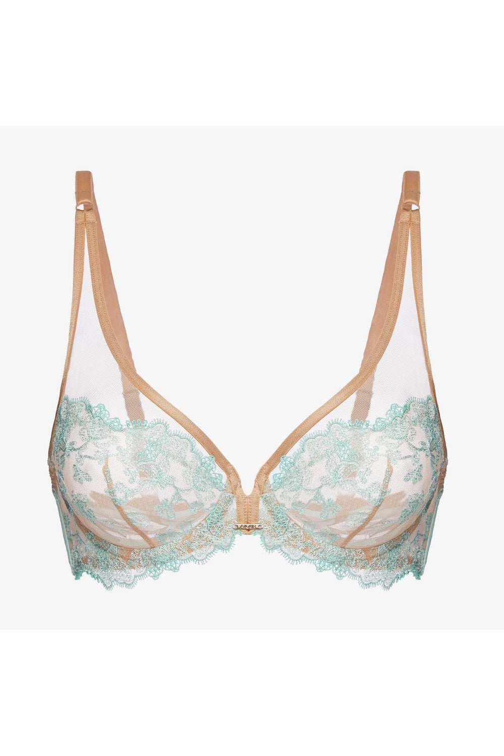 Мягкий бюстгальтер из микросетки Вайб БМ10 mint