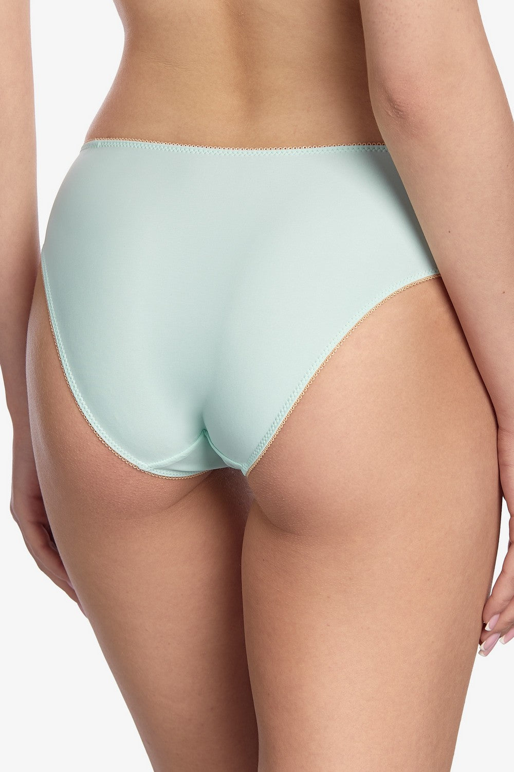 Трусики слип с вышивкой Вайб Т167 mint