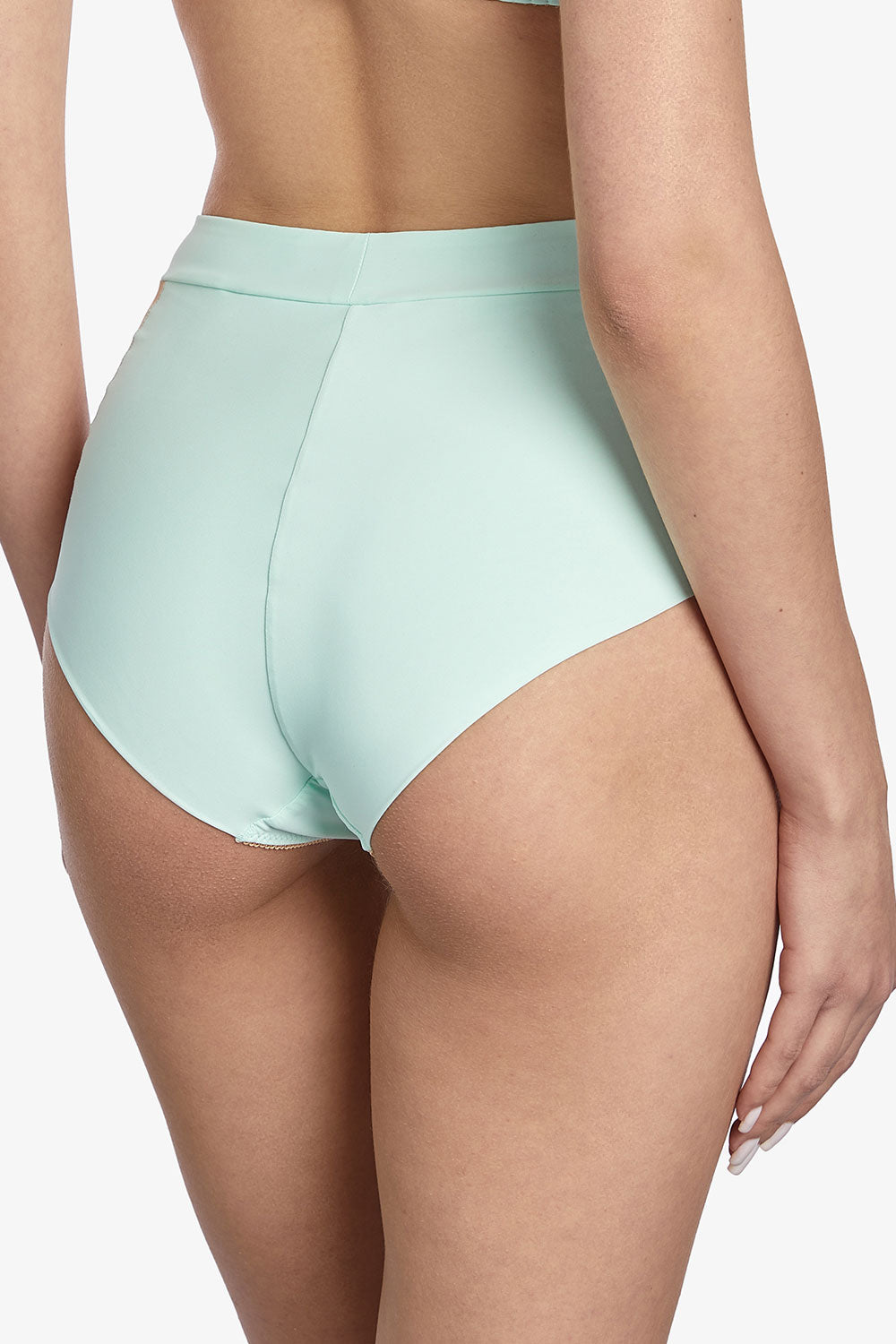 Высокие трусики слип Вайб T7 mint