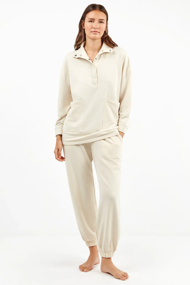 Трикотажные брюки-джоггеры 2/70008 beige