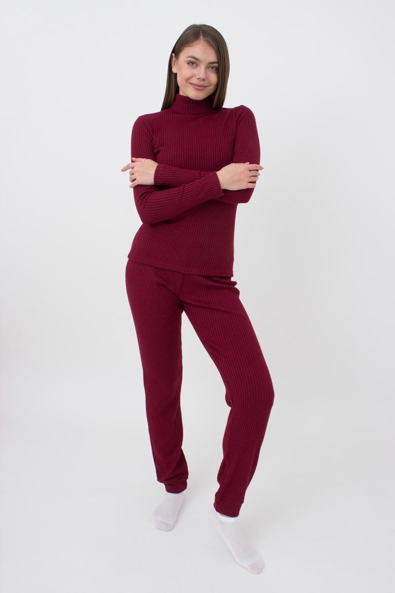 Брюки в рубчик Warmly Touch UP-00000093 bordo