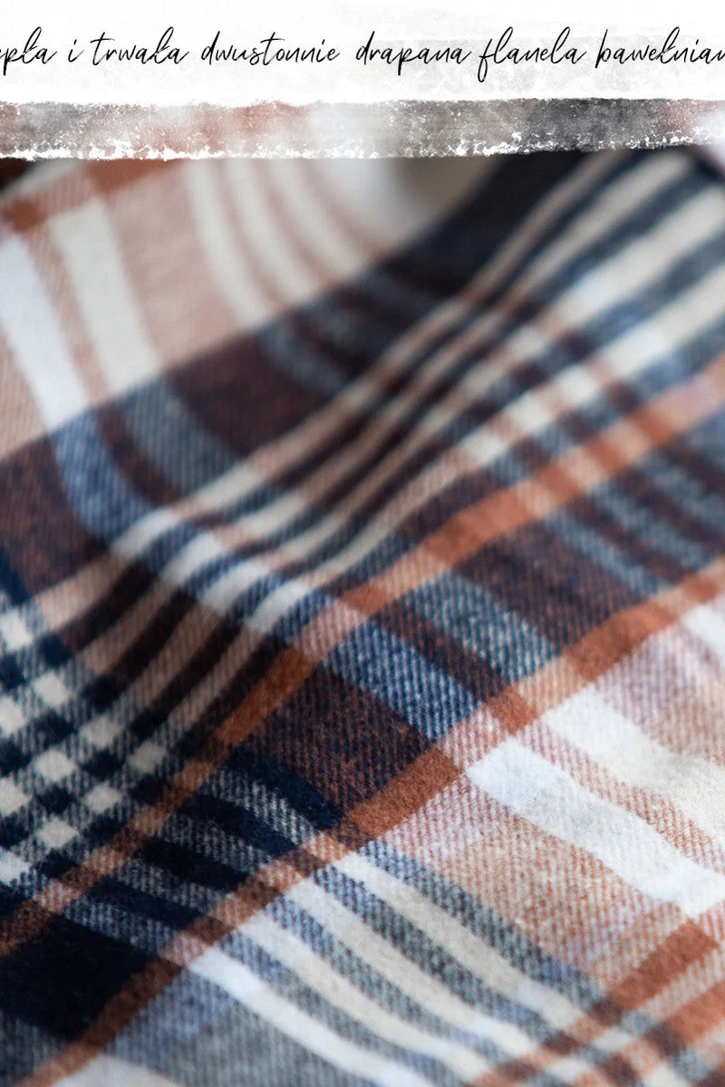 Мужские фланелевые брюки MHT 443 beige