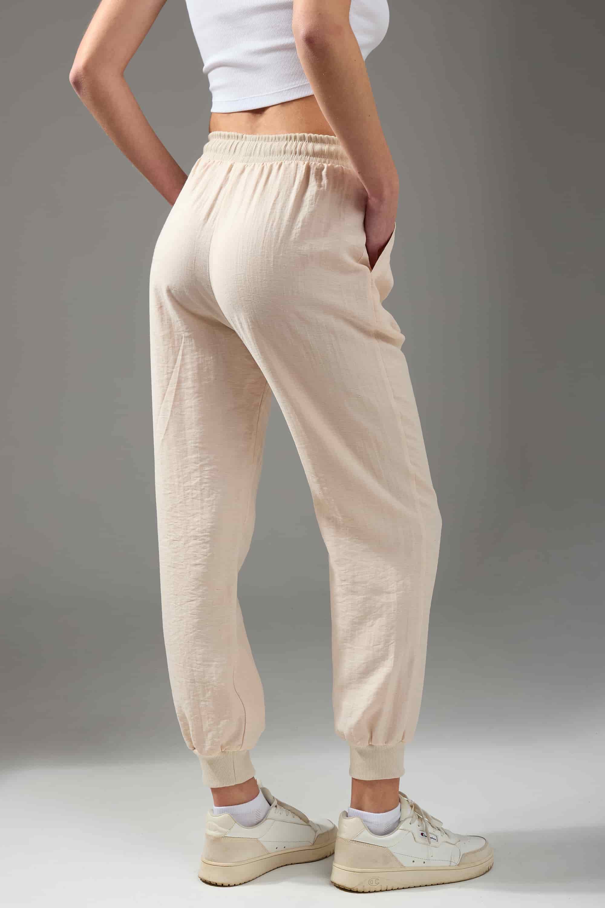 Джогеры из лен-вискозы L2003 Linen Viscose