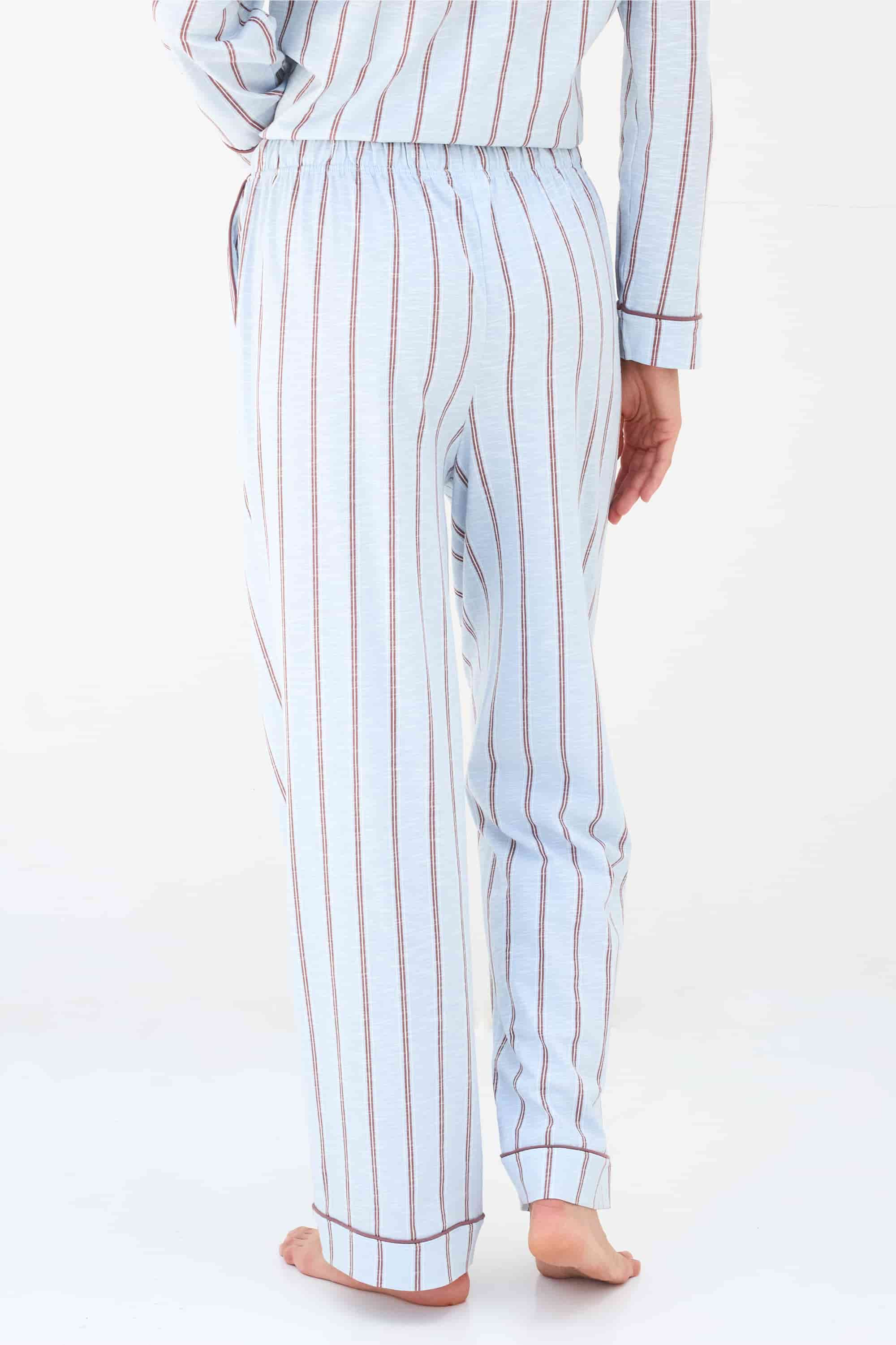 Піжамні штани LH420-08 Iceland blue stripe