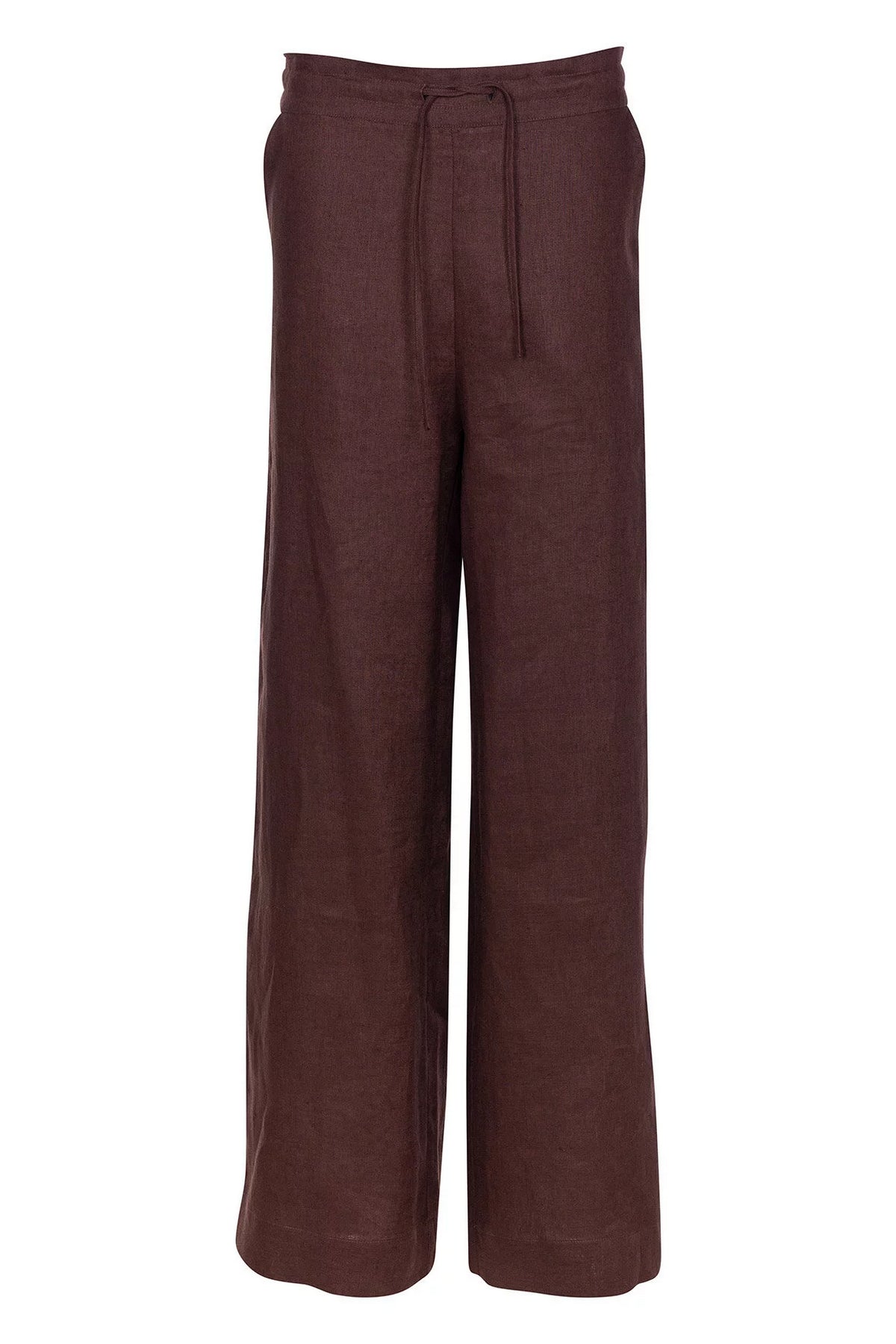 Льняные брюки 242203-06 Perfect Days chocolate