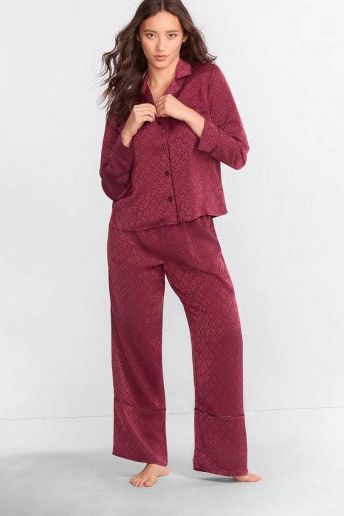Сатинові штани 288711793 bordo Tommy Hilfiger