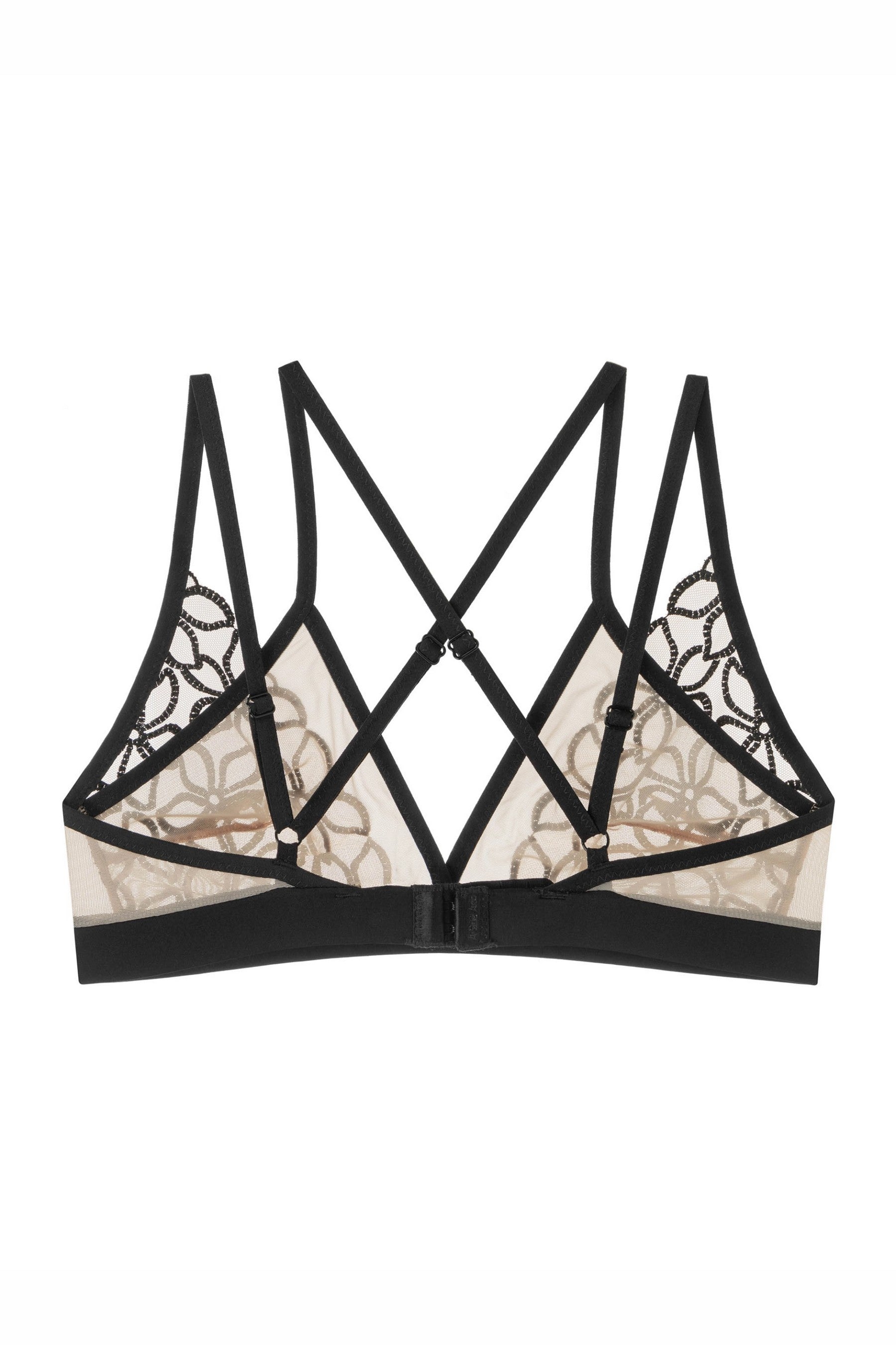 Бралет из микросетки 8181-051 black