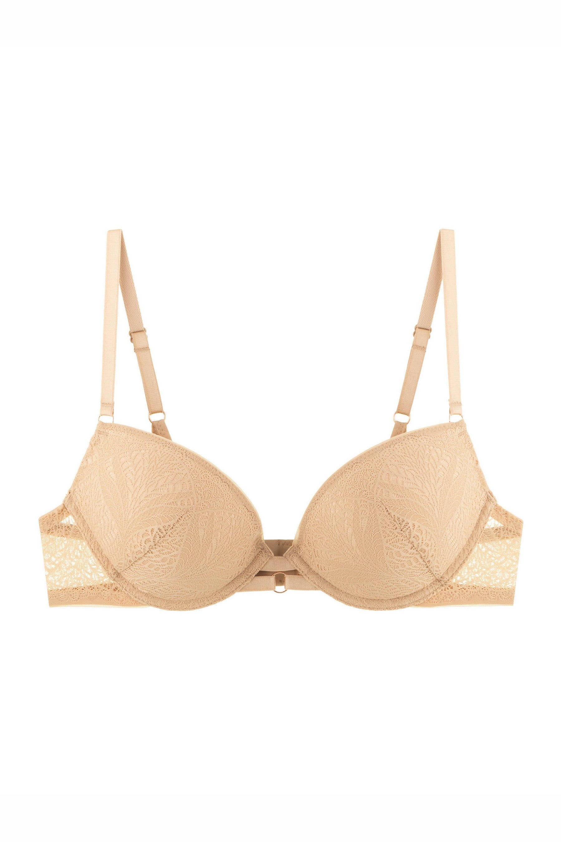 Кружевной бюстгальтер пуш-ап 8182-010 beige