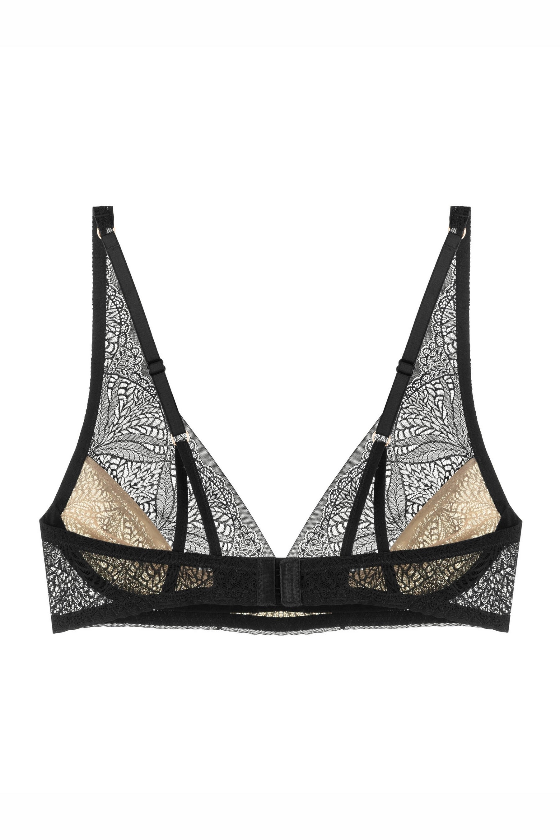 Мягкий бралет из кружева 8182-044 black