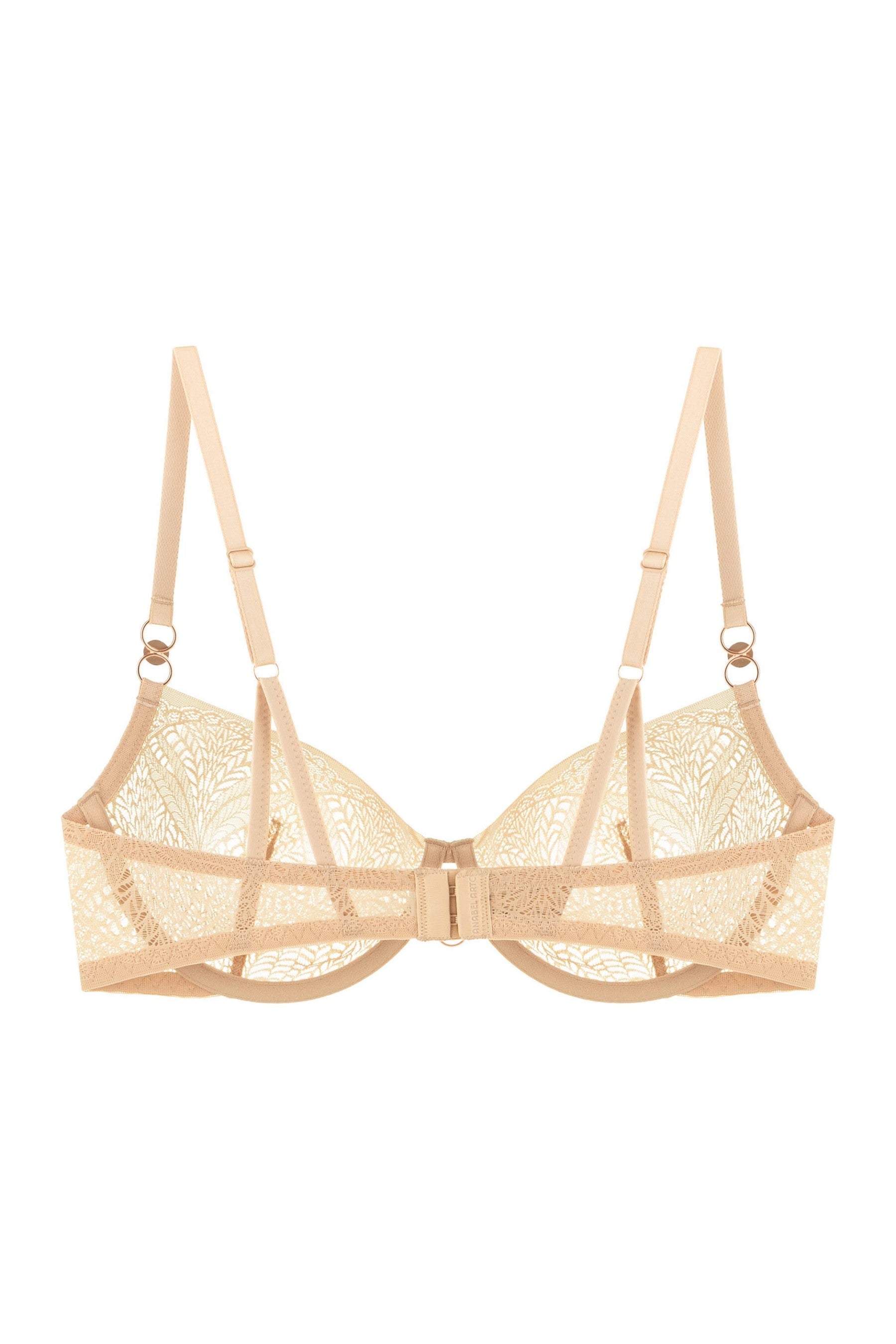 Кружевной бюстгальтер на косточках 8182-057 beige