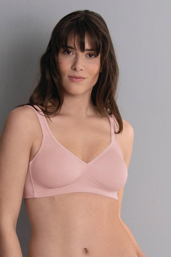 Бесшовный бюстгальтер без косточек 5493 Twin powder rose