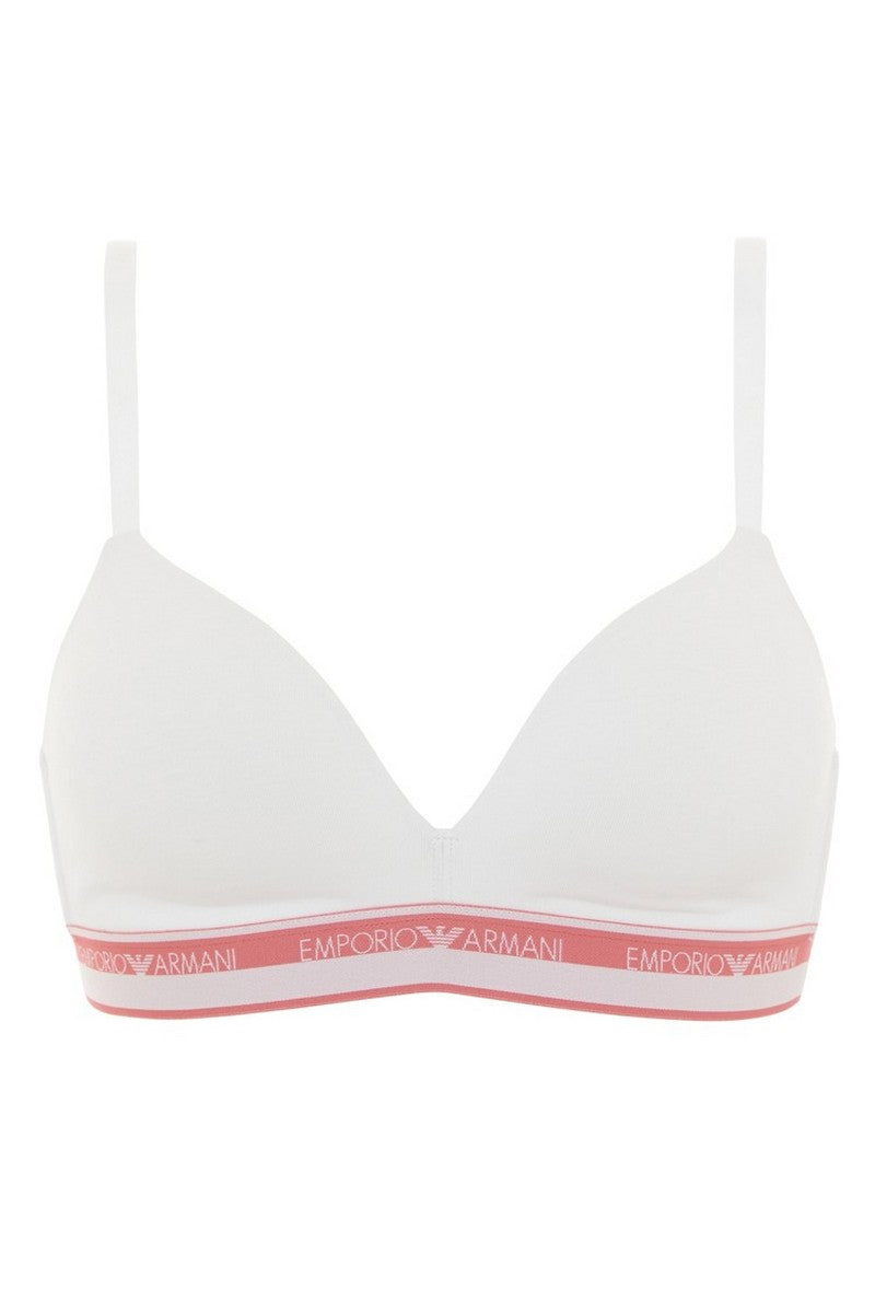 Хлопковый бюстгальтер без косточек 428039966 white