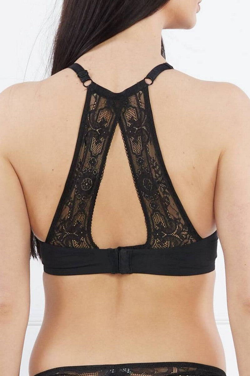 Бралет з мереживною спинкою 717064581 black