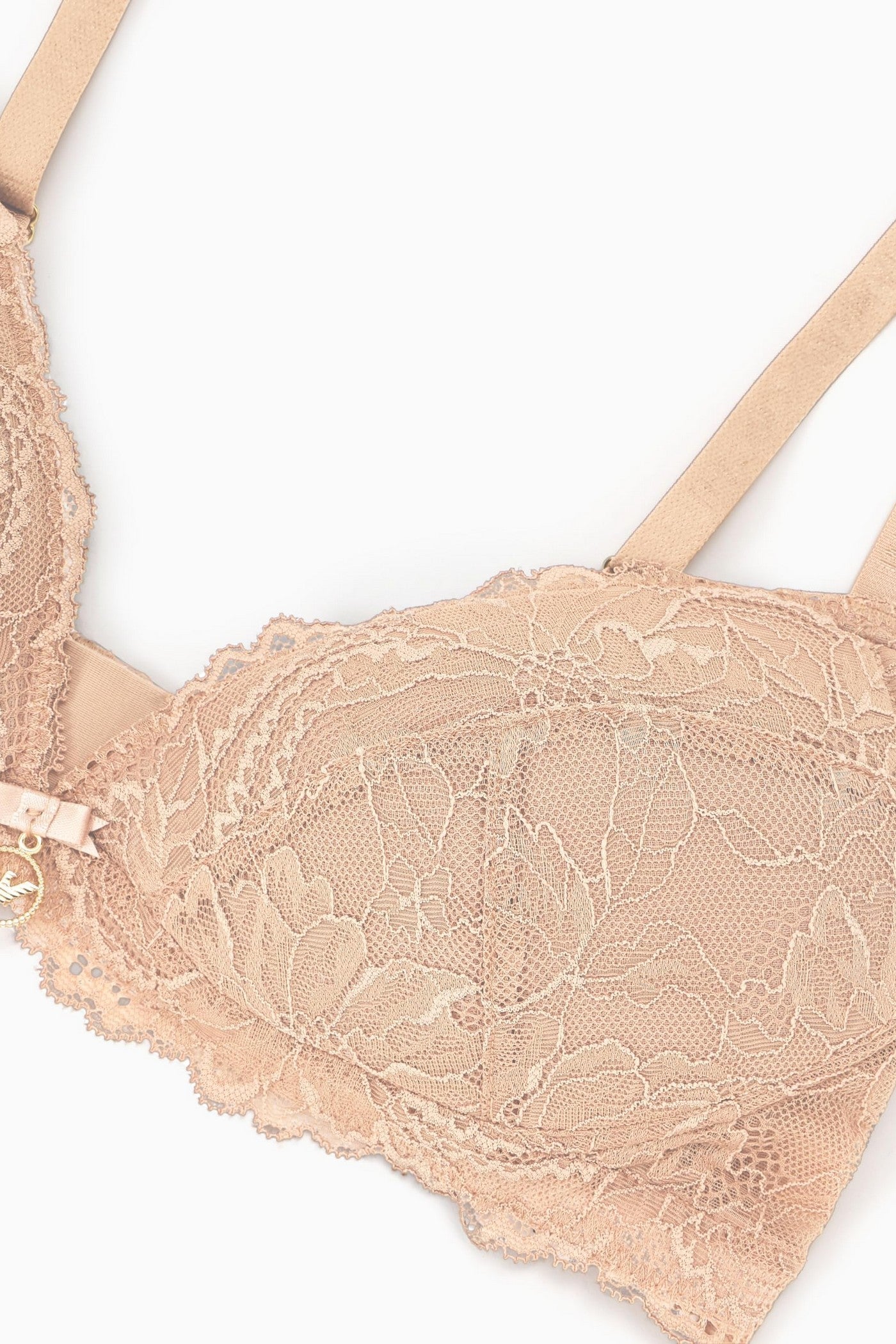 Мереживний бюстгальтер без кісточок 832649765 beige