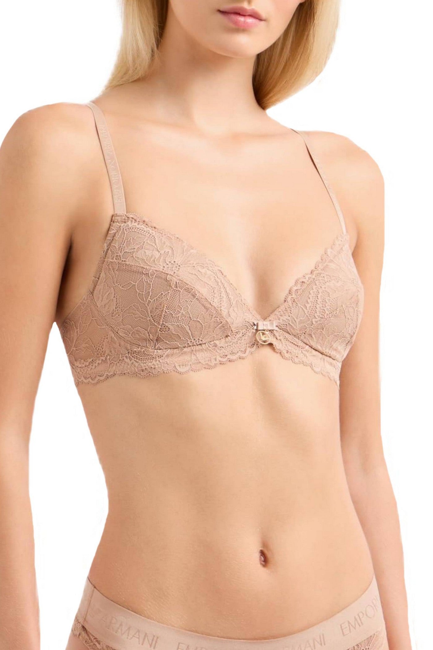 Мереживний бюстгальтер без кісточок 832649765 beige