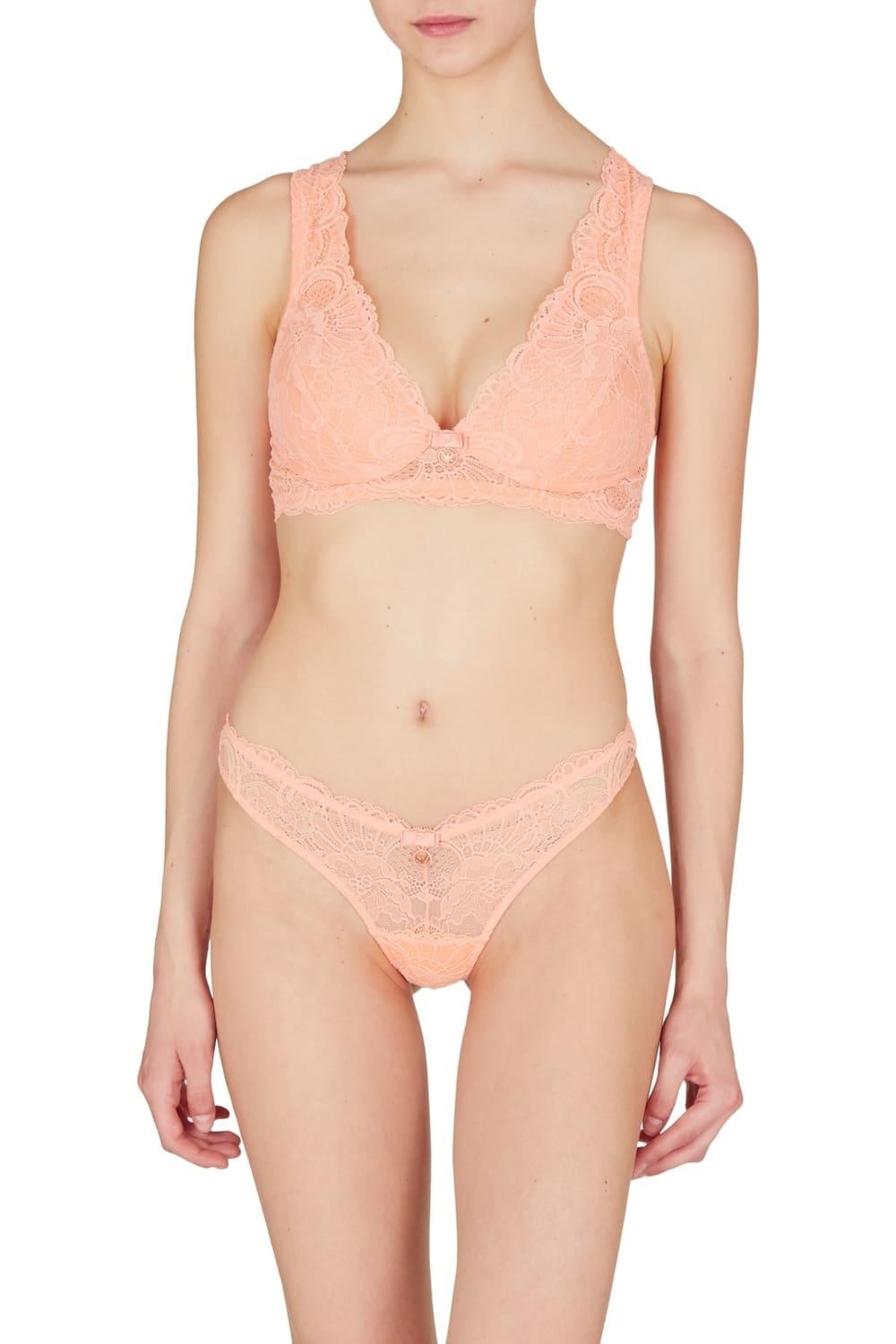 Мереживний бюстгальтер без кісточок 893981929 orange