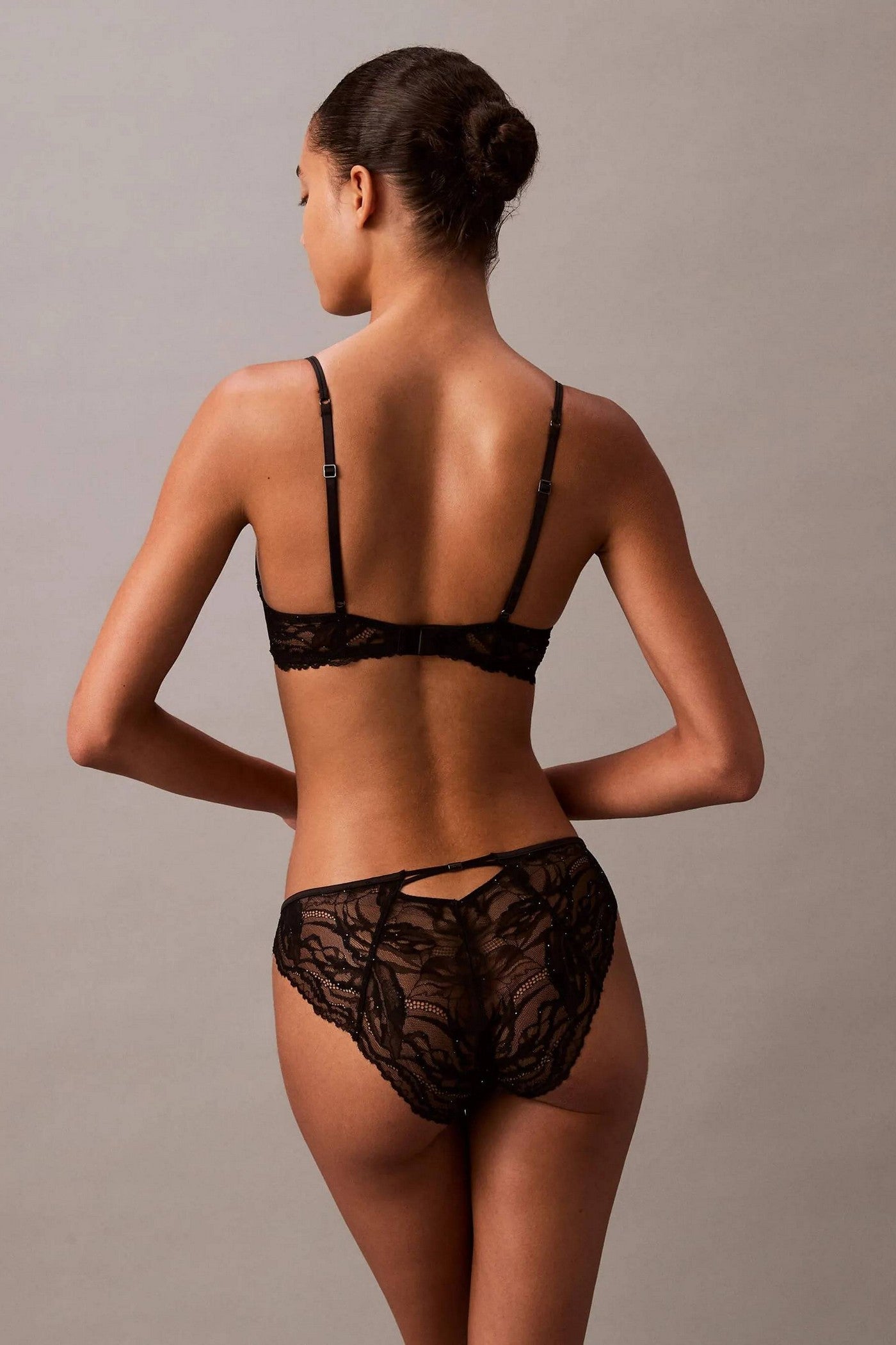 Кружевной бюстгальтер пуш-ап 308548205 black