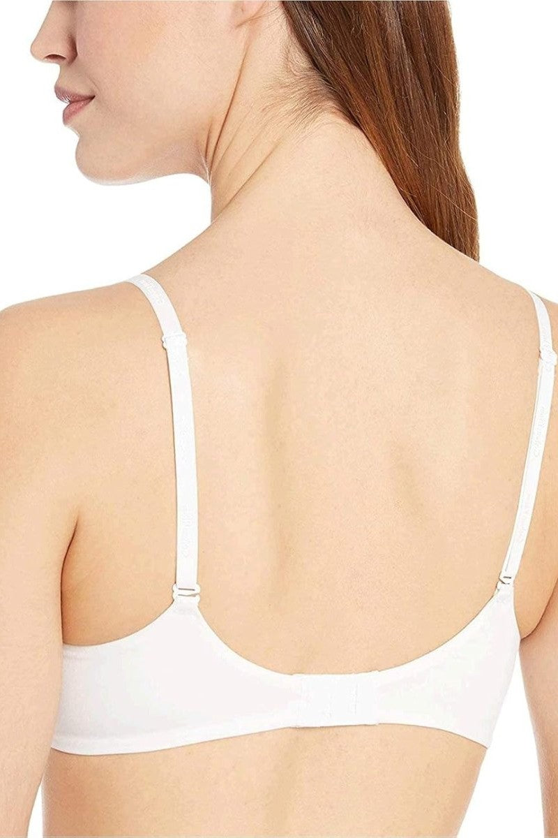 Гладкий бюстгальтер 726914771 white Calvin Klein