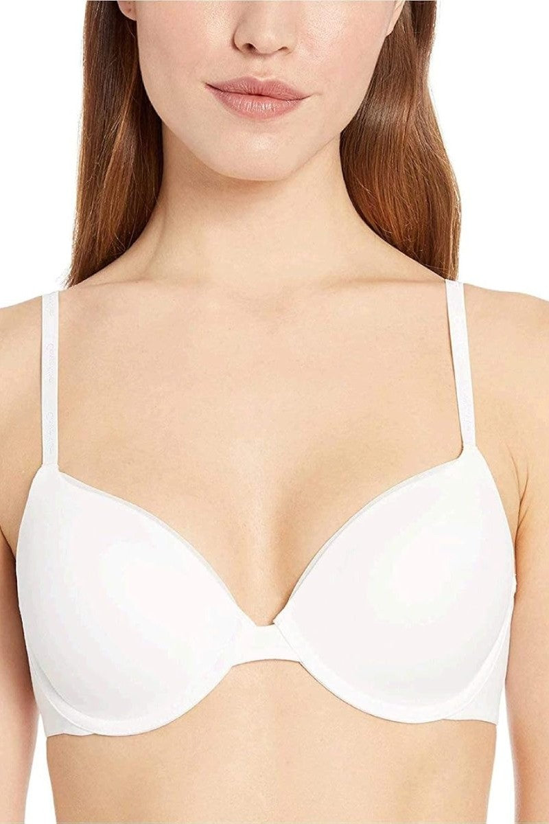 Гладкий бюстгальтер 726914771 white Calvin Klein