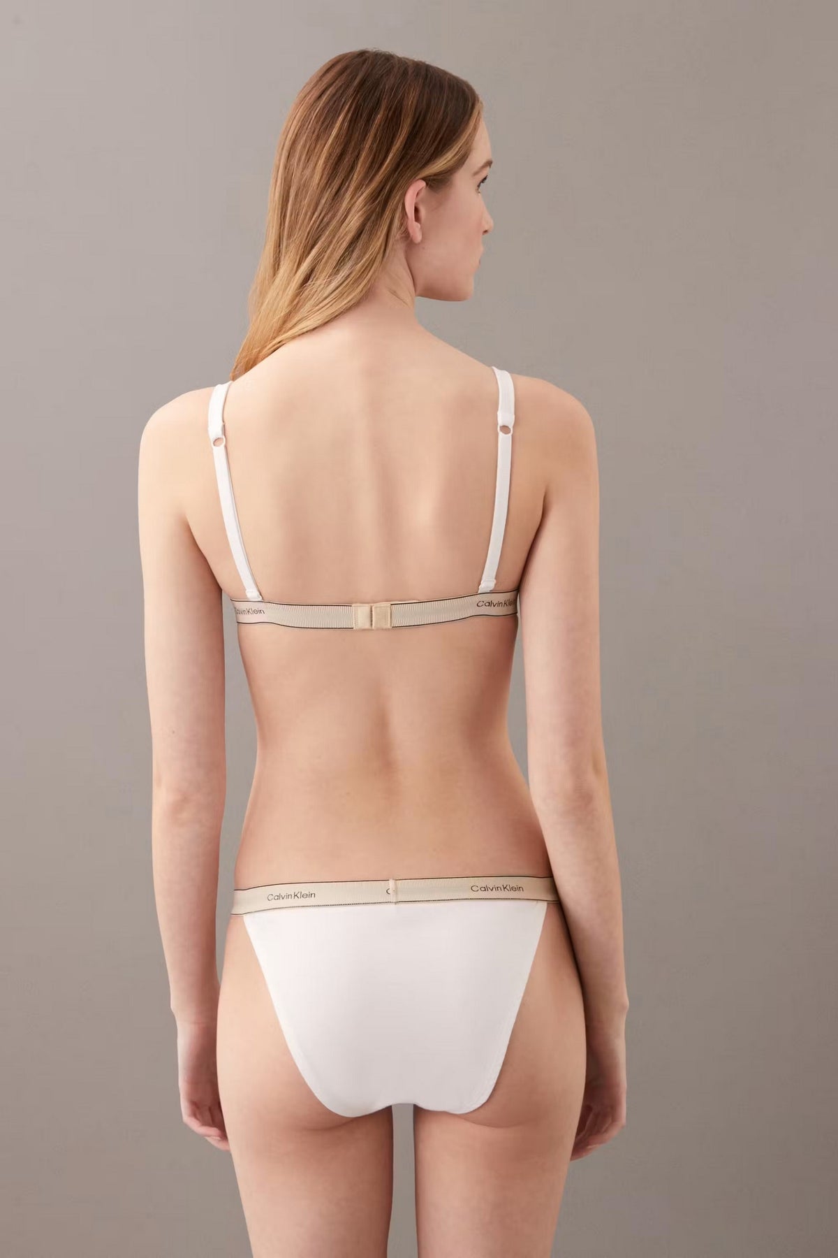 Бавовняний бралет 880531696 white Calvin Klein