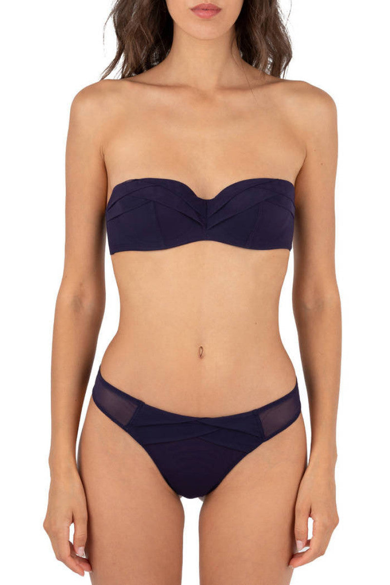 Бюстгальтер балконет пуш-ап 0042 midnight blue