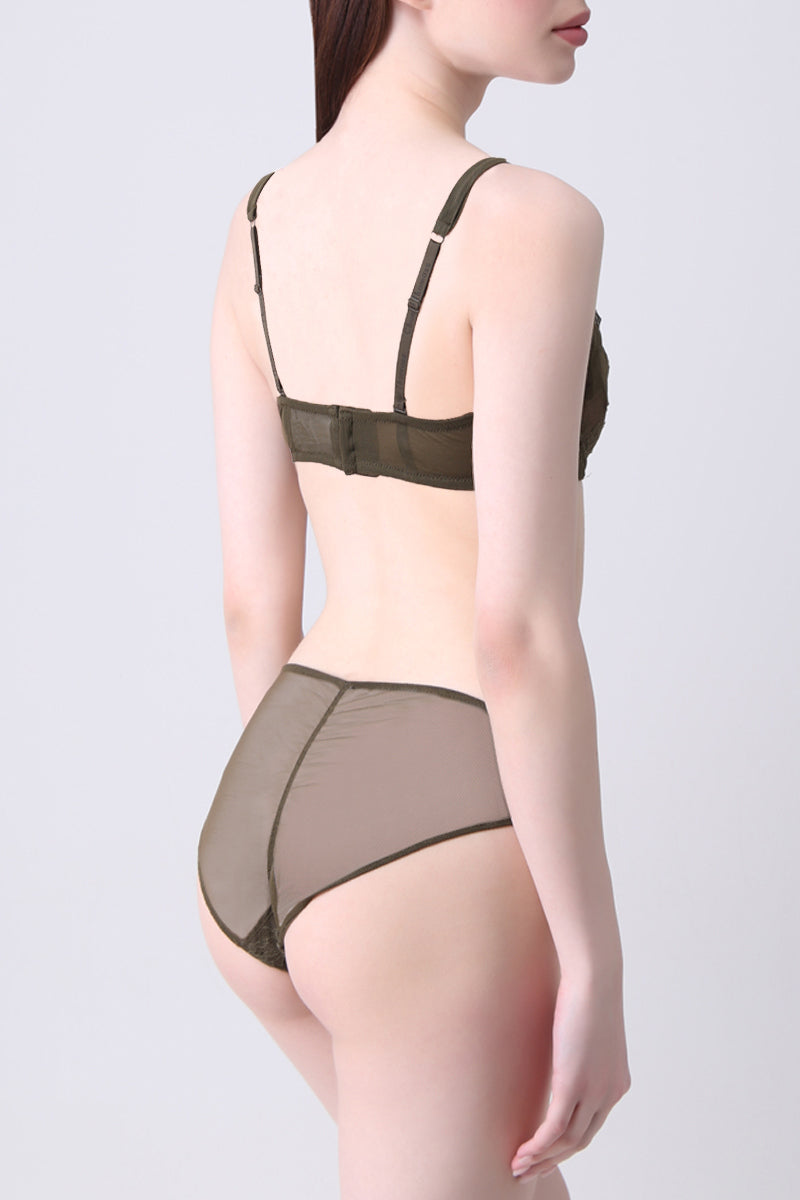 Бюстгальтер балконет пуш-ап 0932 khaki