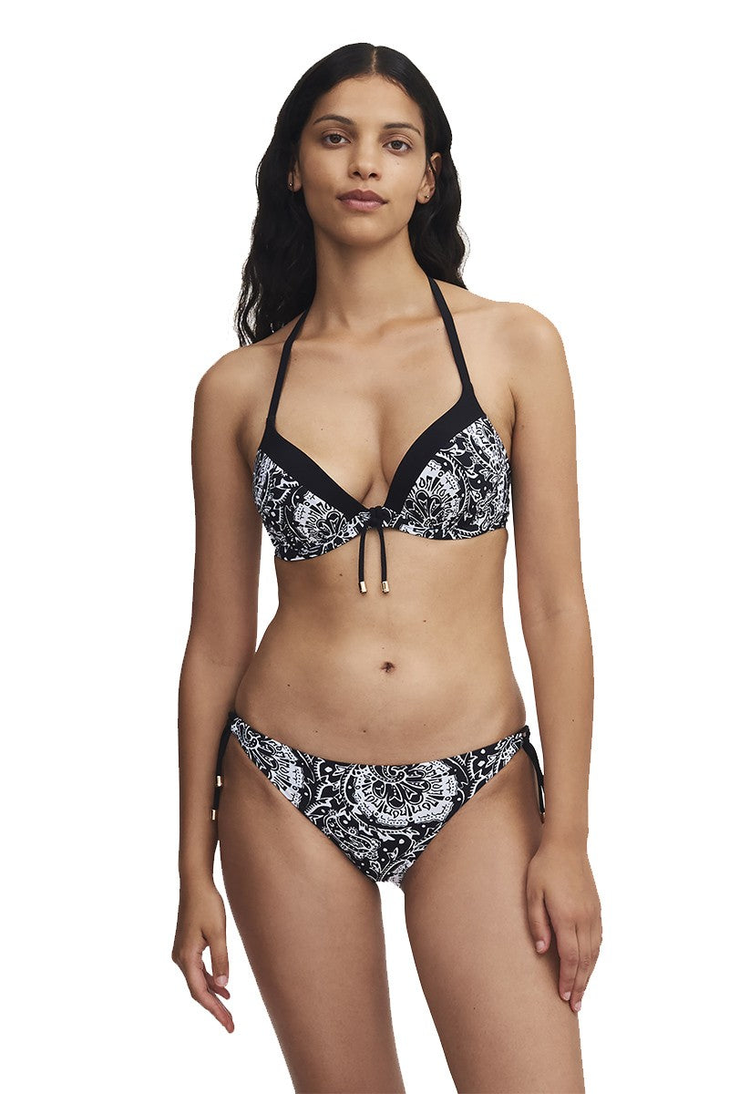 Купальний бюстгальтер 18H2 Flower black flower Chantelle