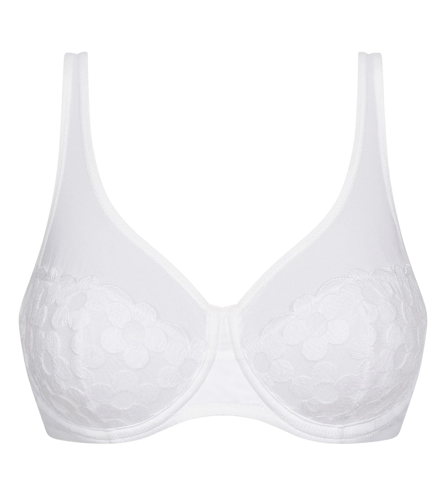 Мягкий бюстгальтер с микросеткой D0ASD Generous blanc