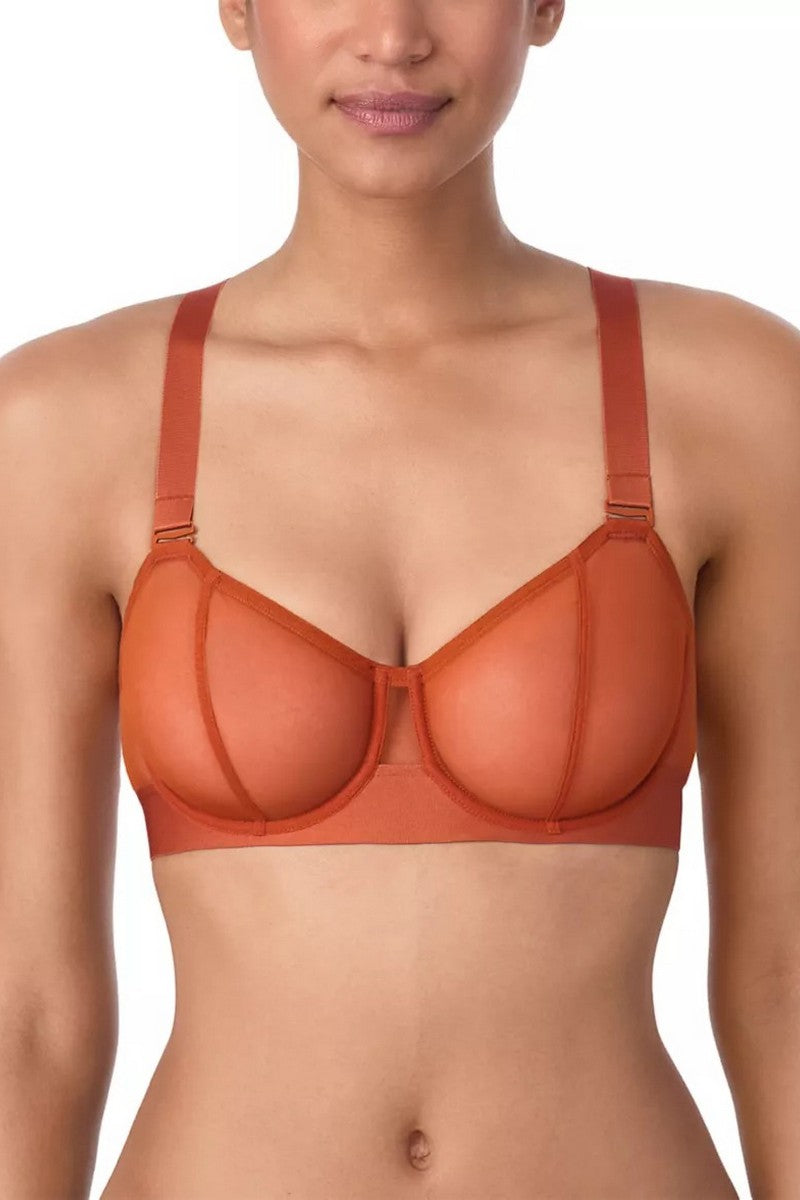Бюстгальтер балконет із мікросітки 68459410 orange DKNY