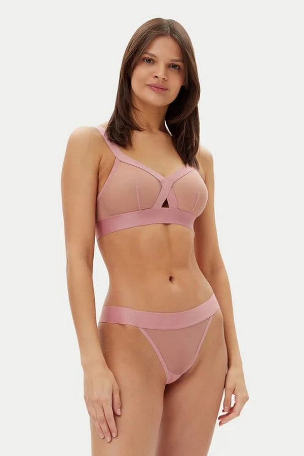 Мягкий бралет из микросетки DK4084 lilas