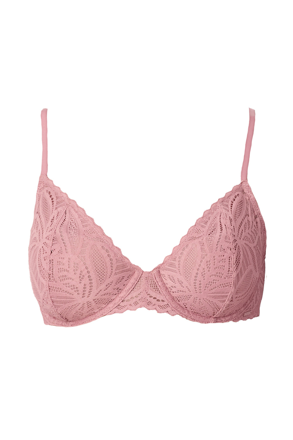 Кружевной плотный бюстгальтер DK7552 lilas