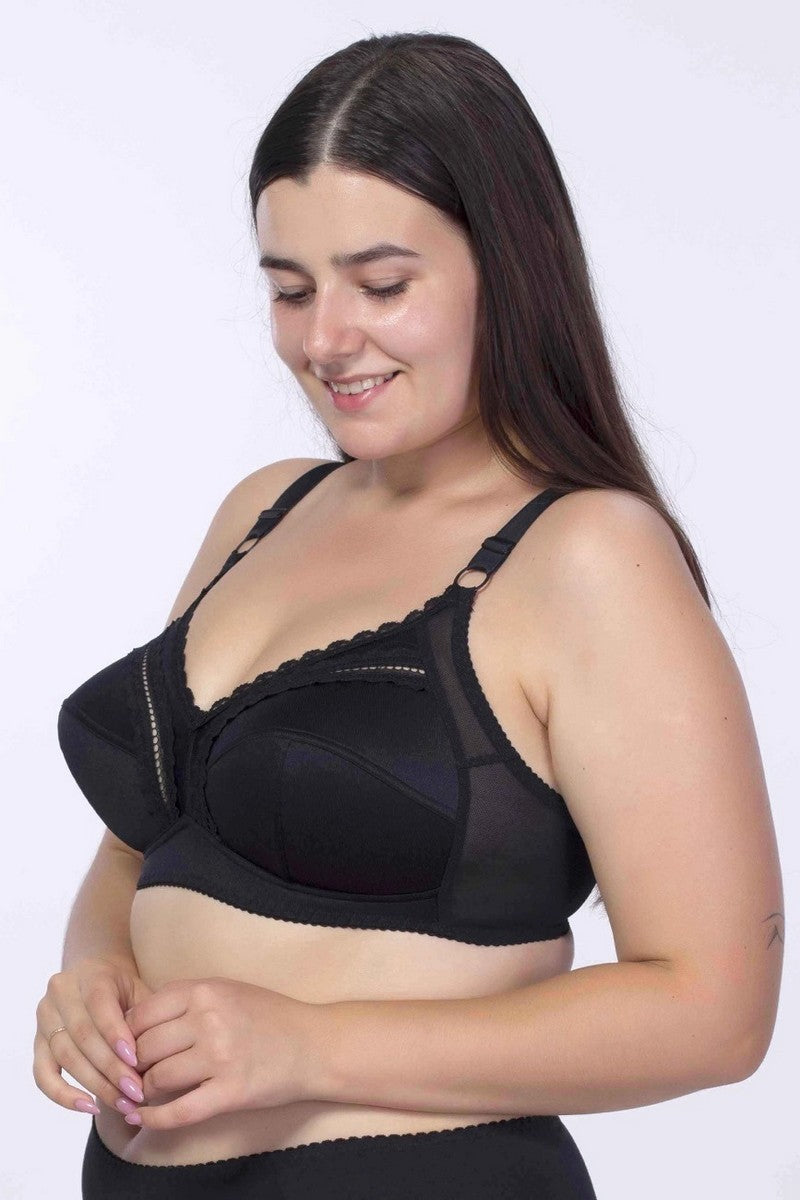 Мягкий бюстгальтер без косточек 106 black