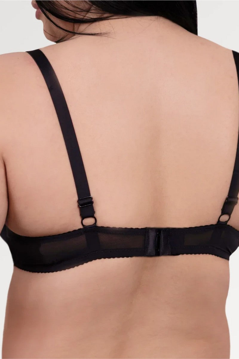 Гладкий бюстгальтер спейсер 1307 black