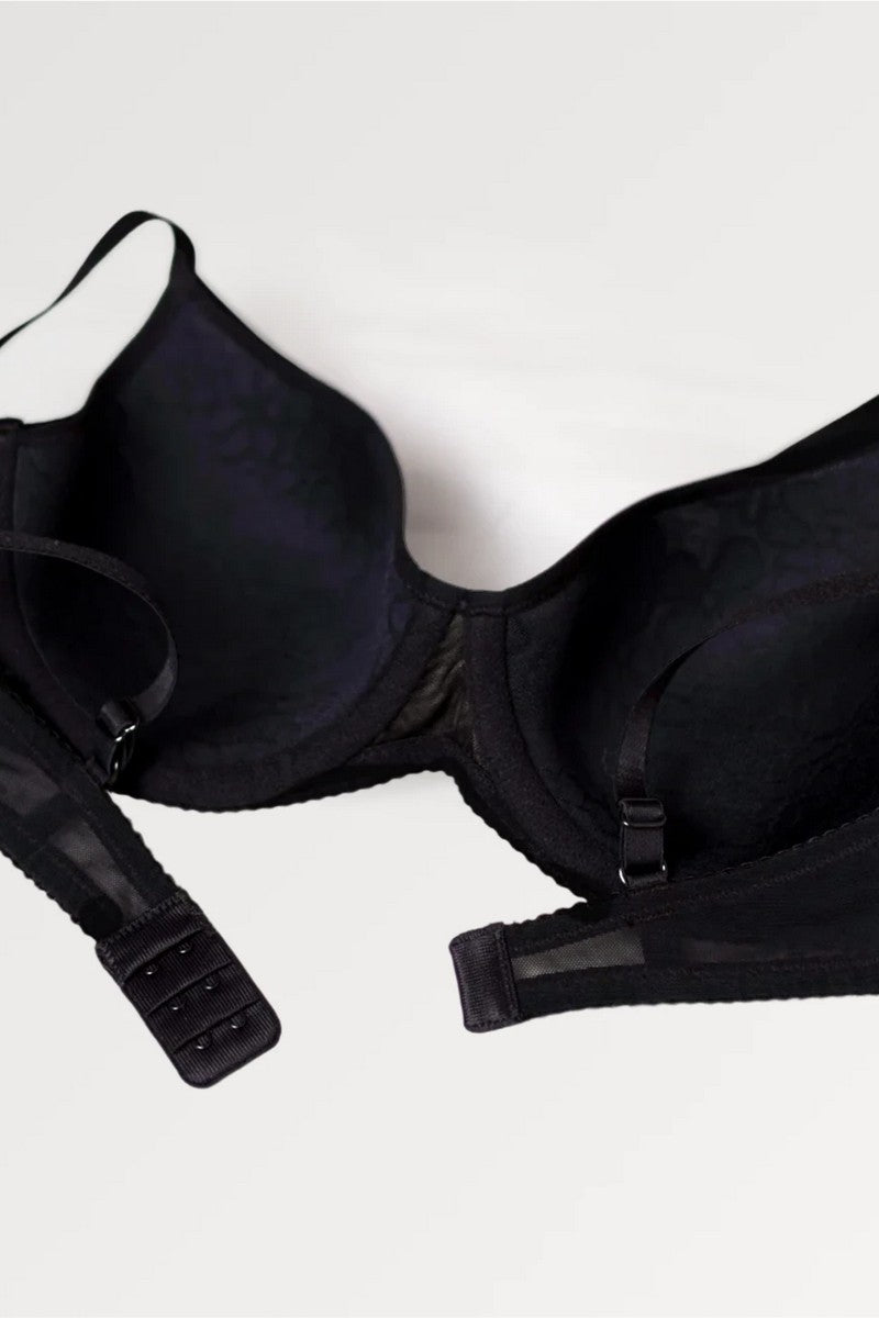 Гладкий бюстгальтер спейсер 1307 black