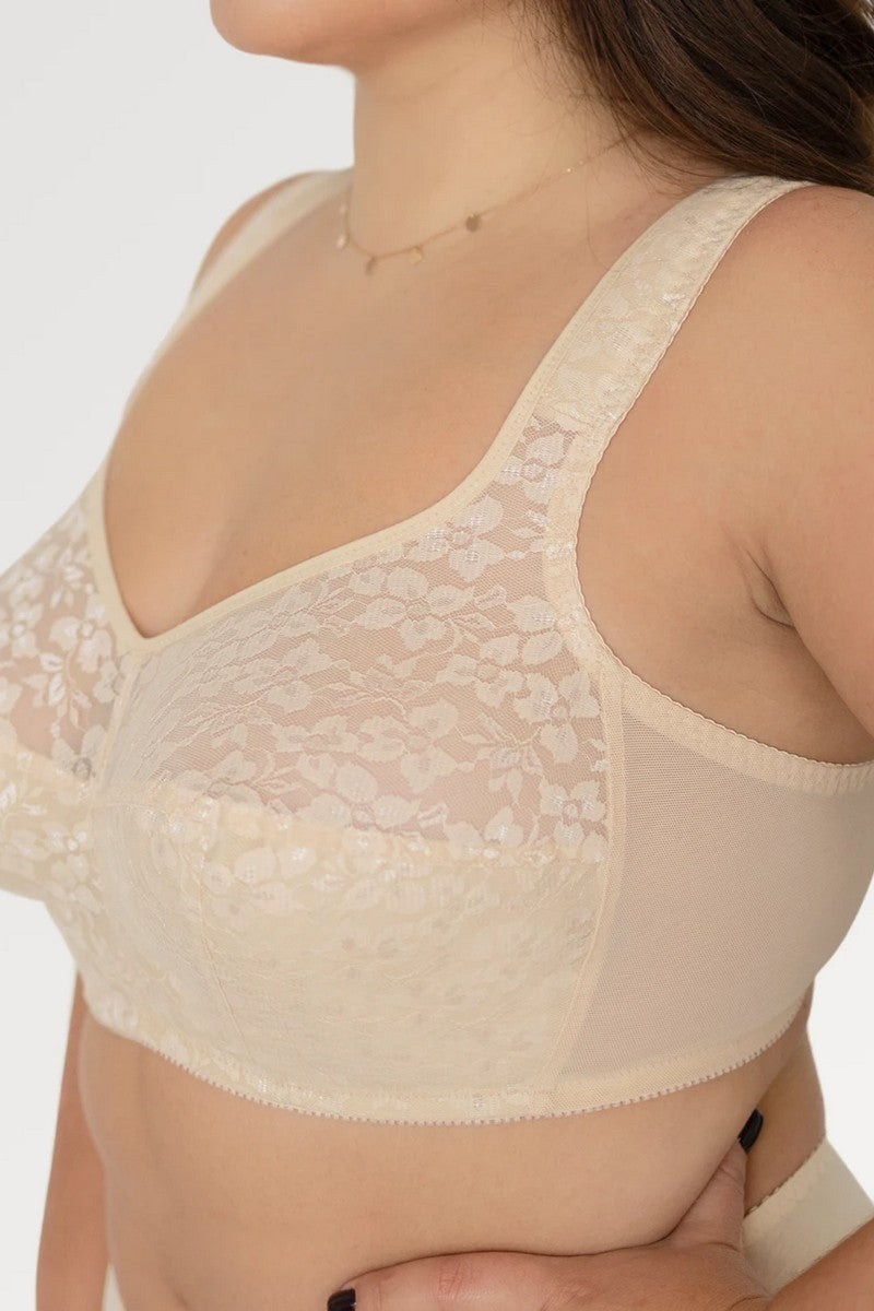 Мереживний бюстгальтер без кісточок 1410 beige