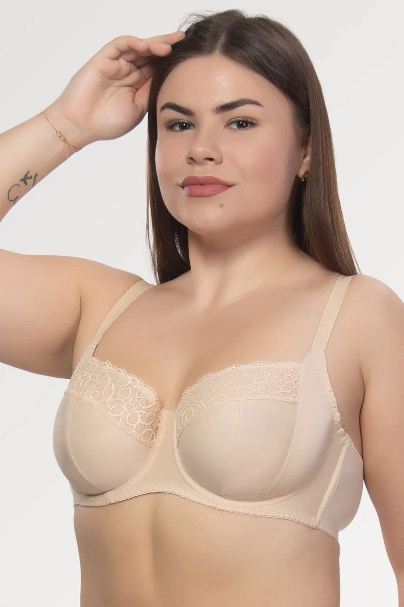 Мягкий бюстгальтер с боковой коррекцией 1504/015 beige