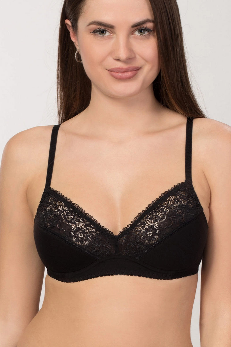 Бавовняний бюстгальтер 1600/015 black