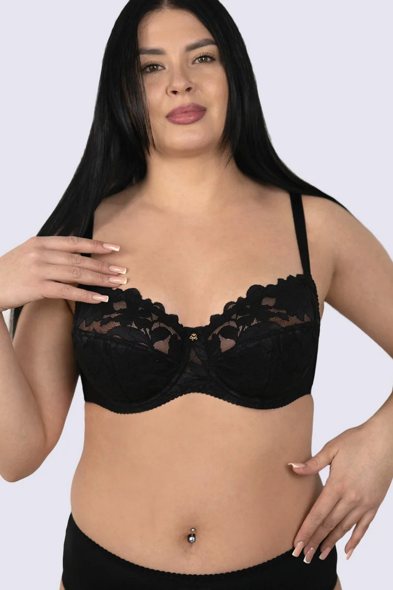 Полудублированный бюстгальтер 1703/017 black