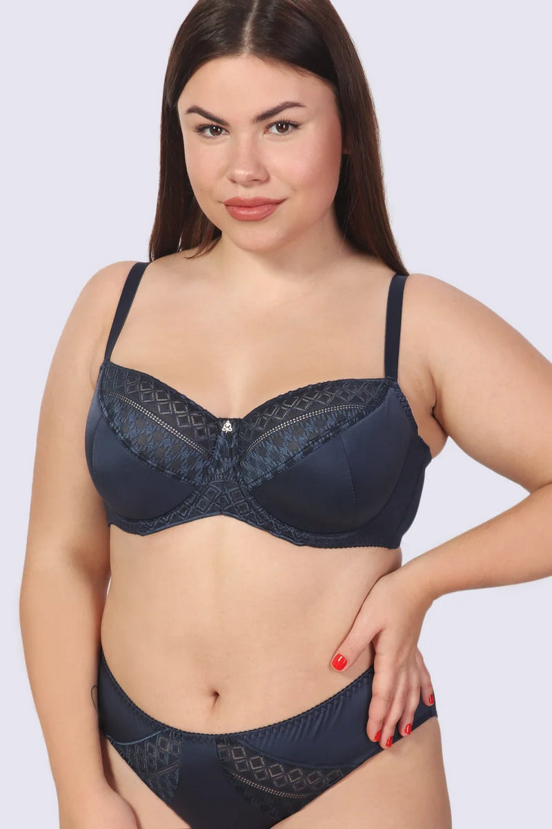 Напівдубльований бюстгальтер 1708/16 royal blue