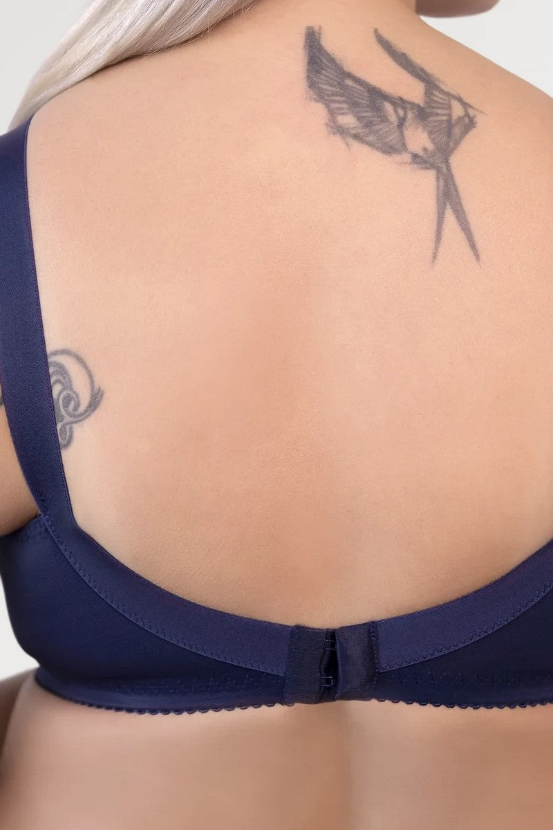 М'який бюстгальтер без кісточок 55 blue