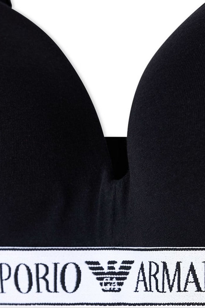 Бавовняний бюстгальтер 142512026 black Emporio Armani