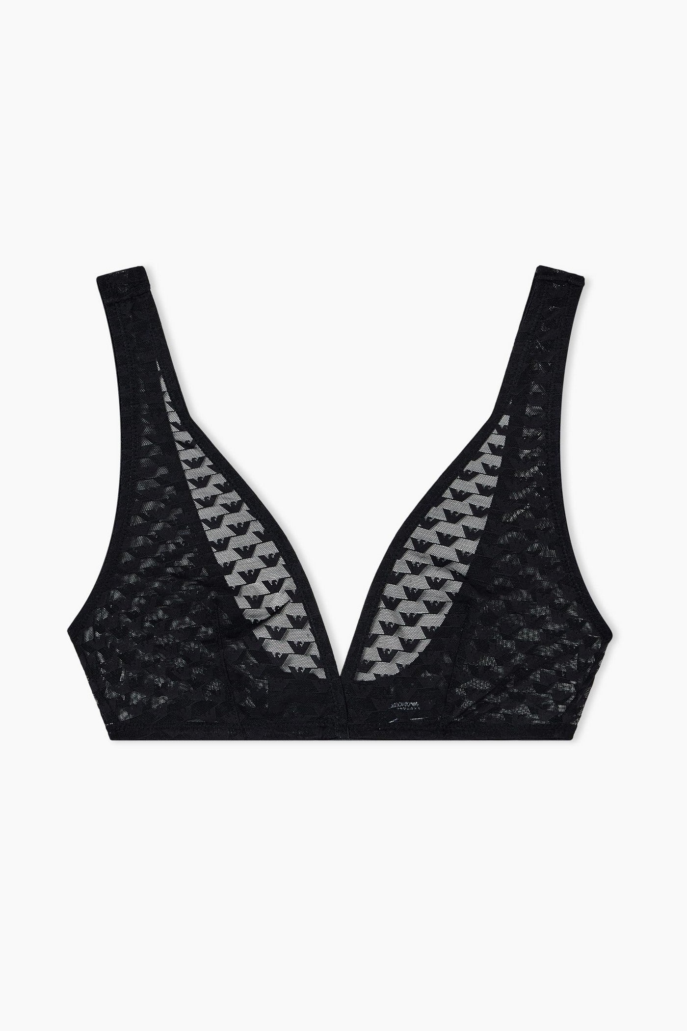Бралет із мікросітки 890006790 black Emporio Armani