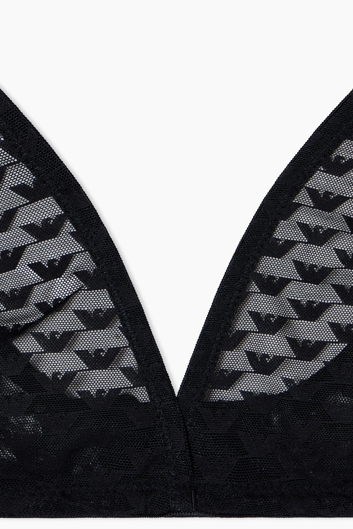 Бралет із мікросітки 890006790 black Emporio Armani мікросітка