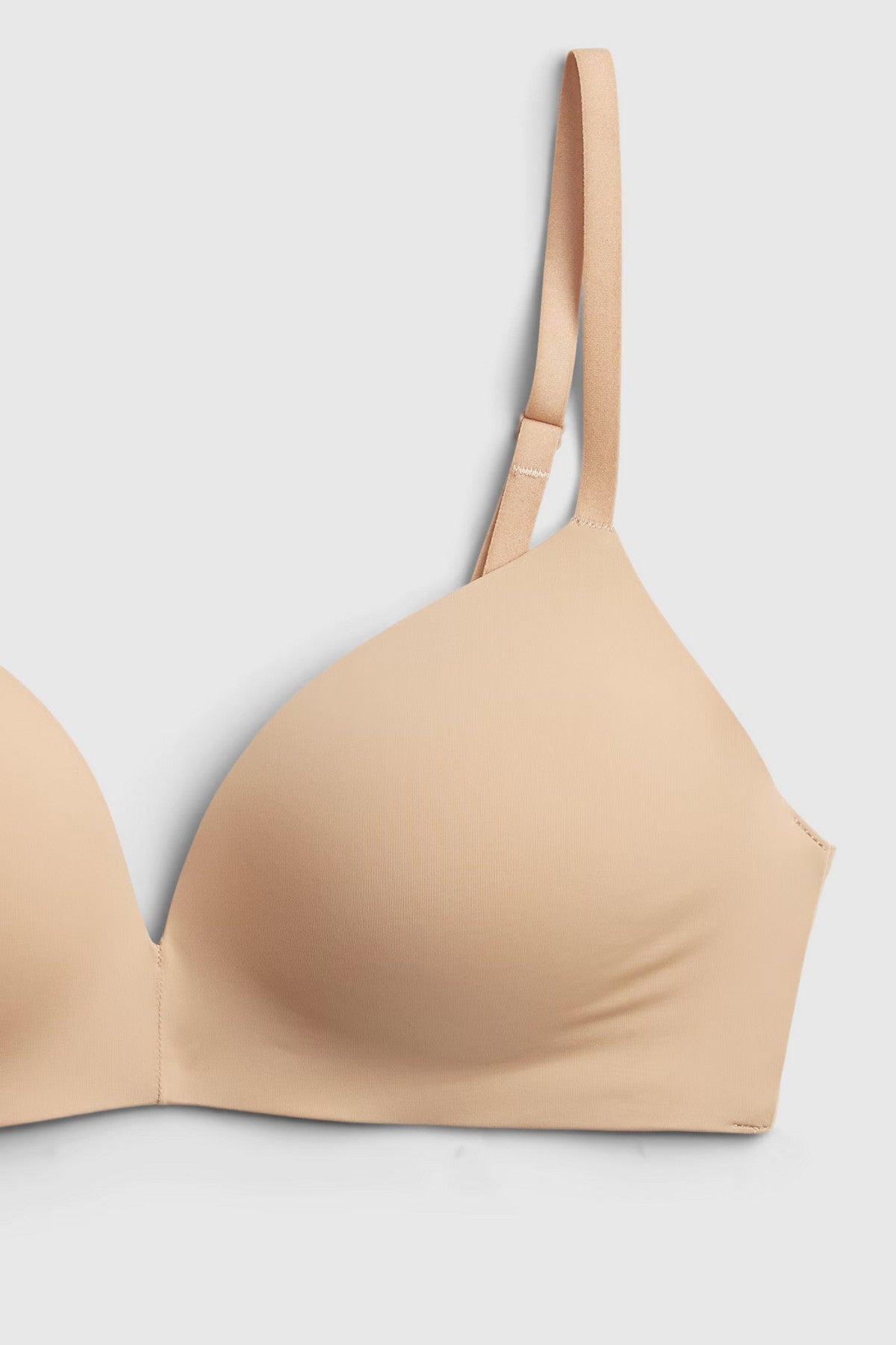 Безшовний бюстгальтер без кісточок 398056152 beige