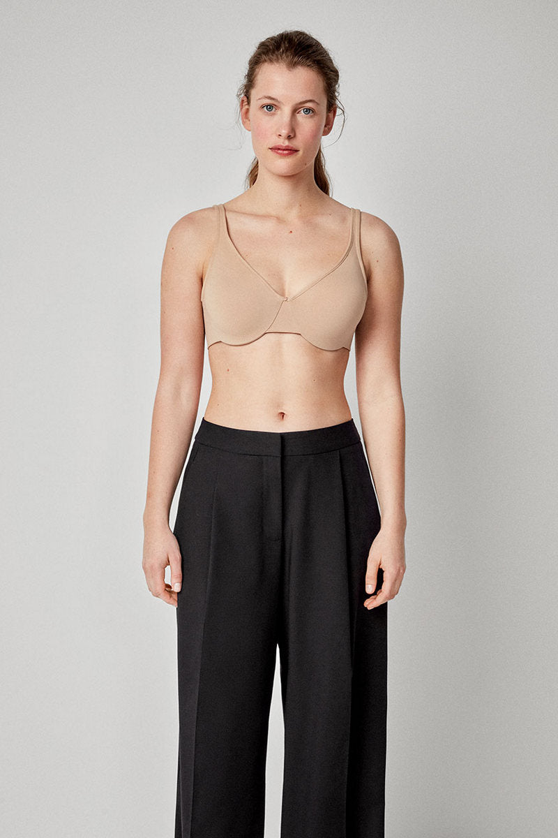 Бесшовный бюстгальтер 110039T beige