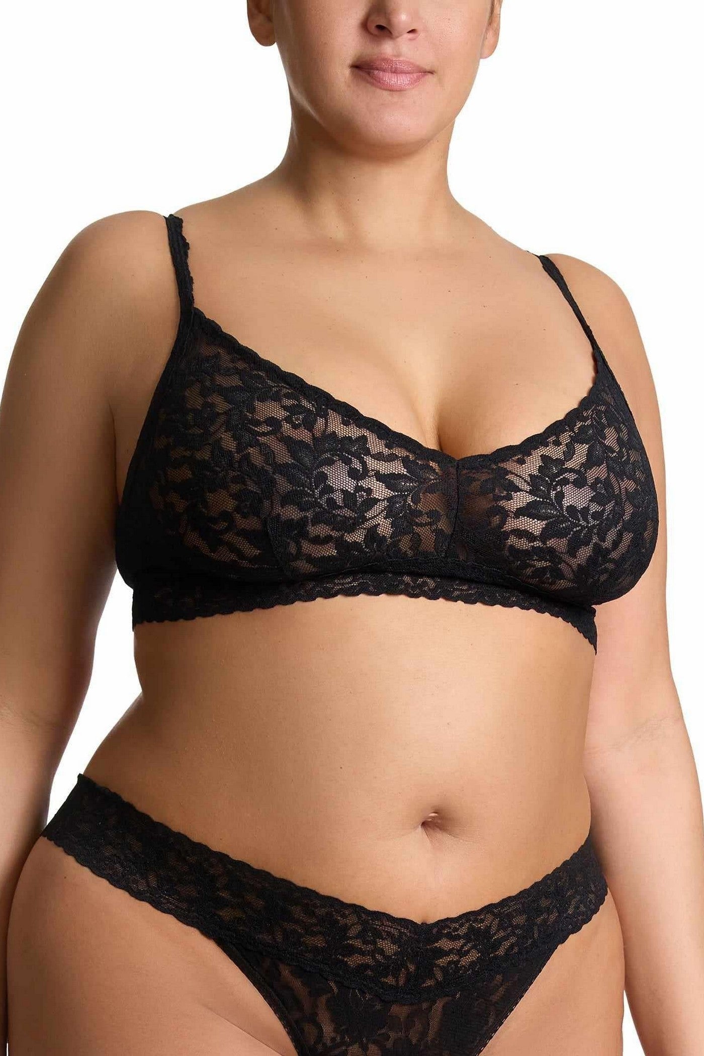 Мягкий кружевной бралет 9K7272 Retro Collection black