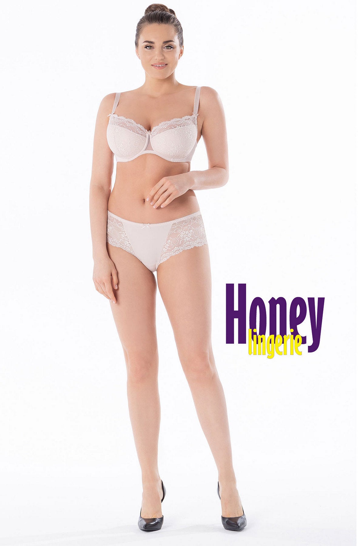 Напівдубльований бюстгальтер H05-14-L cream brulee