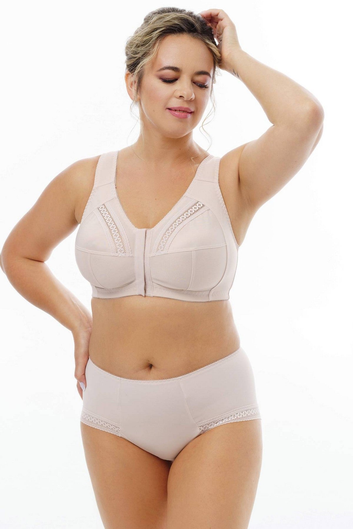 Мягкий бюстгальтер без косточек H47-23-L cream brulee